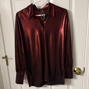 Anthropologie Shine Button Down